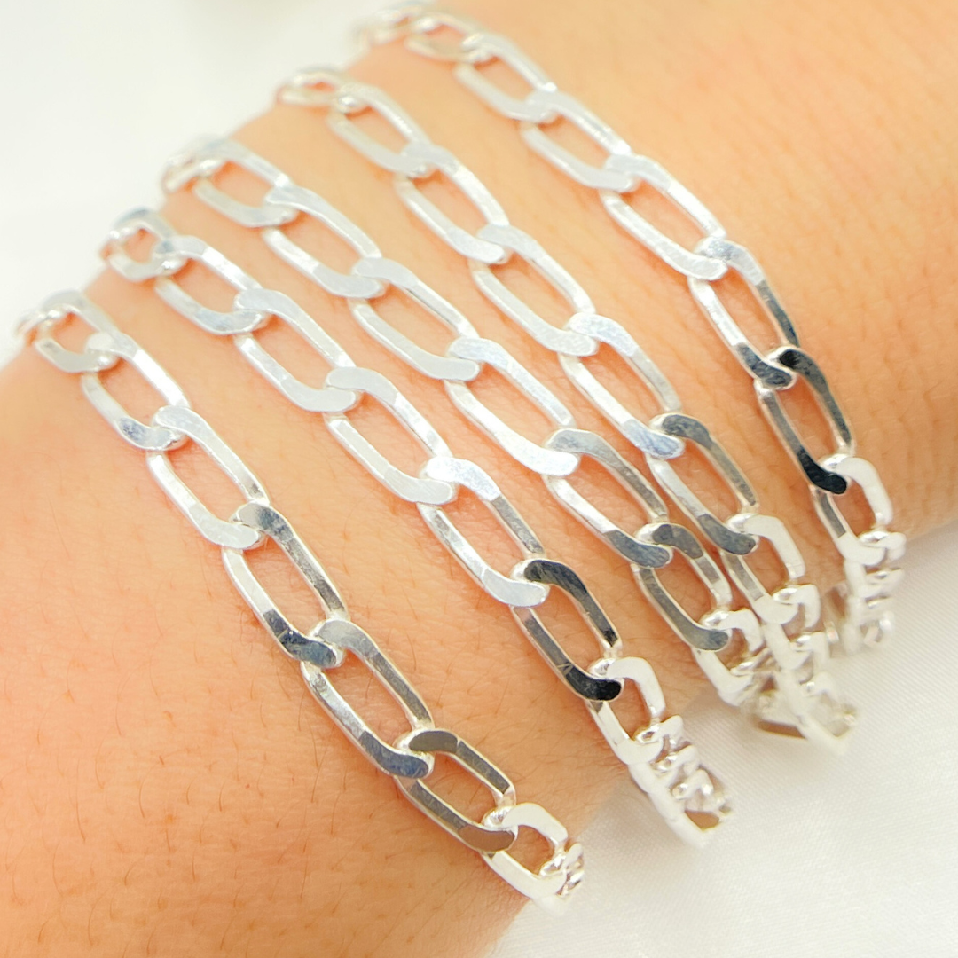 Tresor Jewelry Inc. - Wholesale Link & Chain Necklace - Z61SS. 925 Sterling Silver Flat Curb Link Chain2