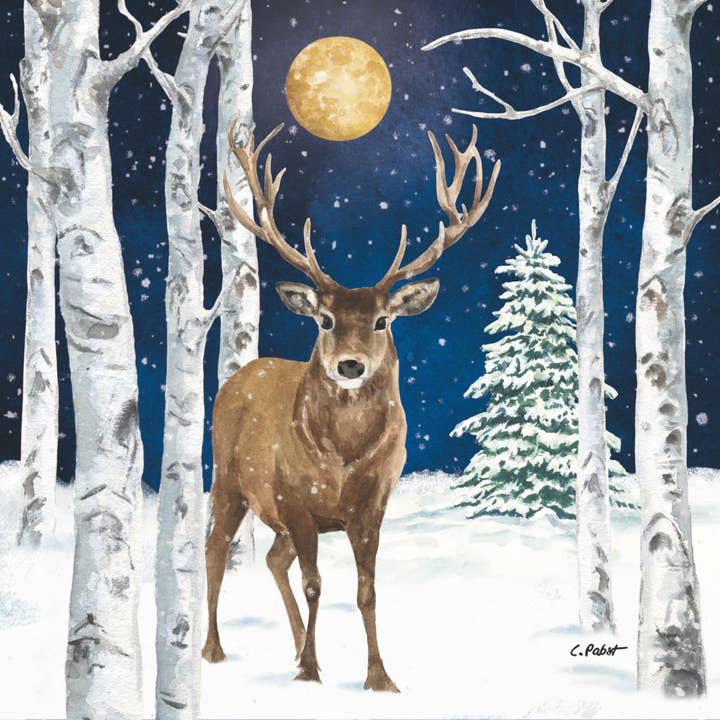 BEV-WINTER STAG for wholesale by Paperproducts Design • Ambiente