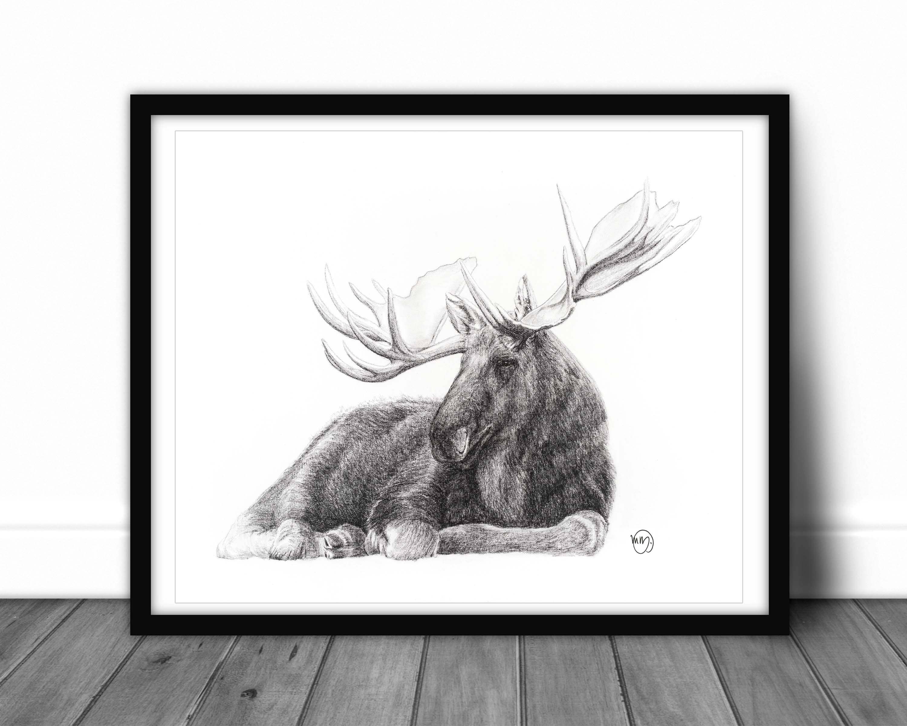 LE NID atelier - Wholesale Art Print - Majestic Moose Print0