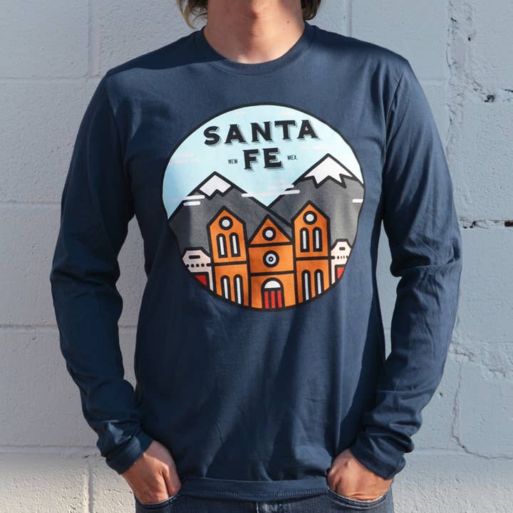 Santa Fe Retro – Unisex Long Sleeve for wholesale by Metal the Brand