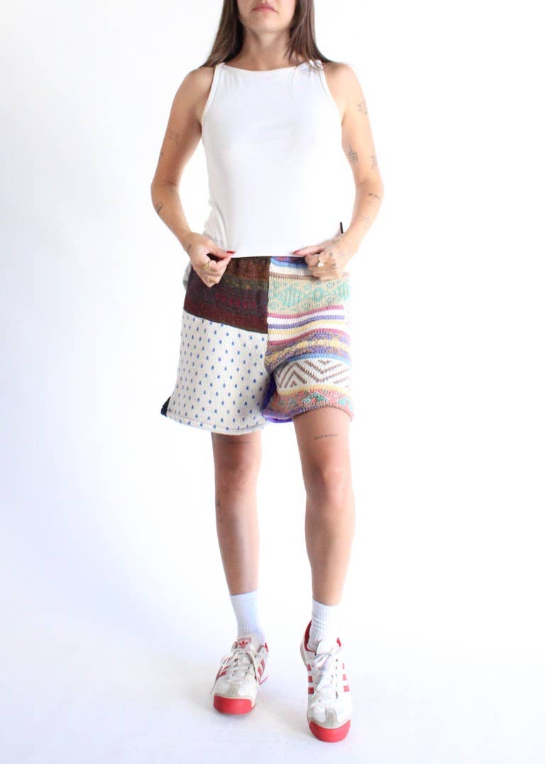 American Recycled Clothing - Vente Short – femme - Ensemble de chandails courts en tricot8