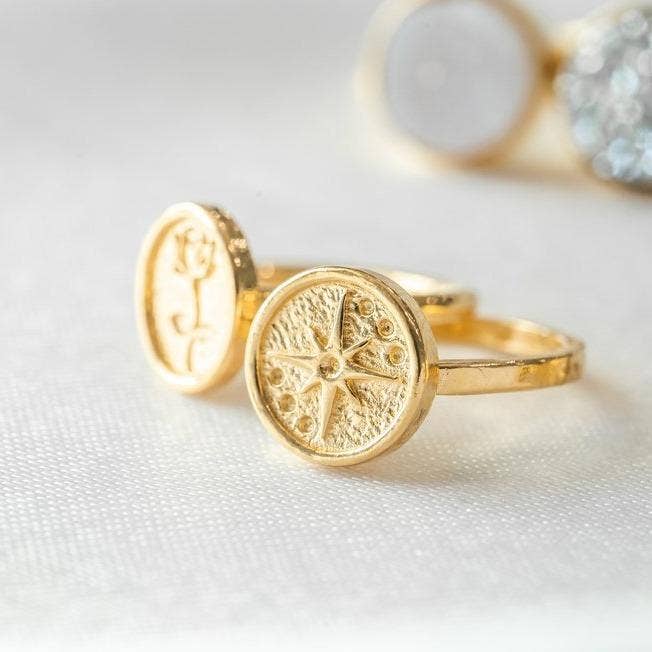 Katie Dean - Wholesale Band/Stacked Ring - Eight Pointed Star Ring4