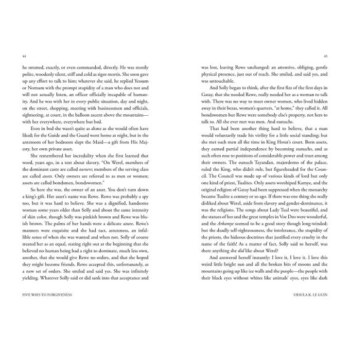 Hachette Book Group - Wholesale Science Fiction - Five Ways to Forgiveness by Ursula K. Le Guin3