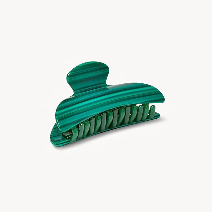 MACHETE - Wholesale Hair Clip - Women's - Midi Heirloom Claw in Malachite