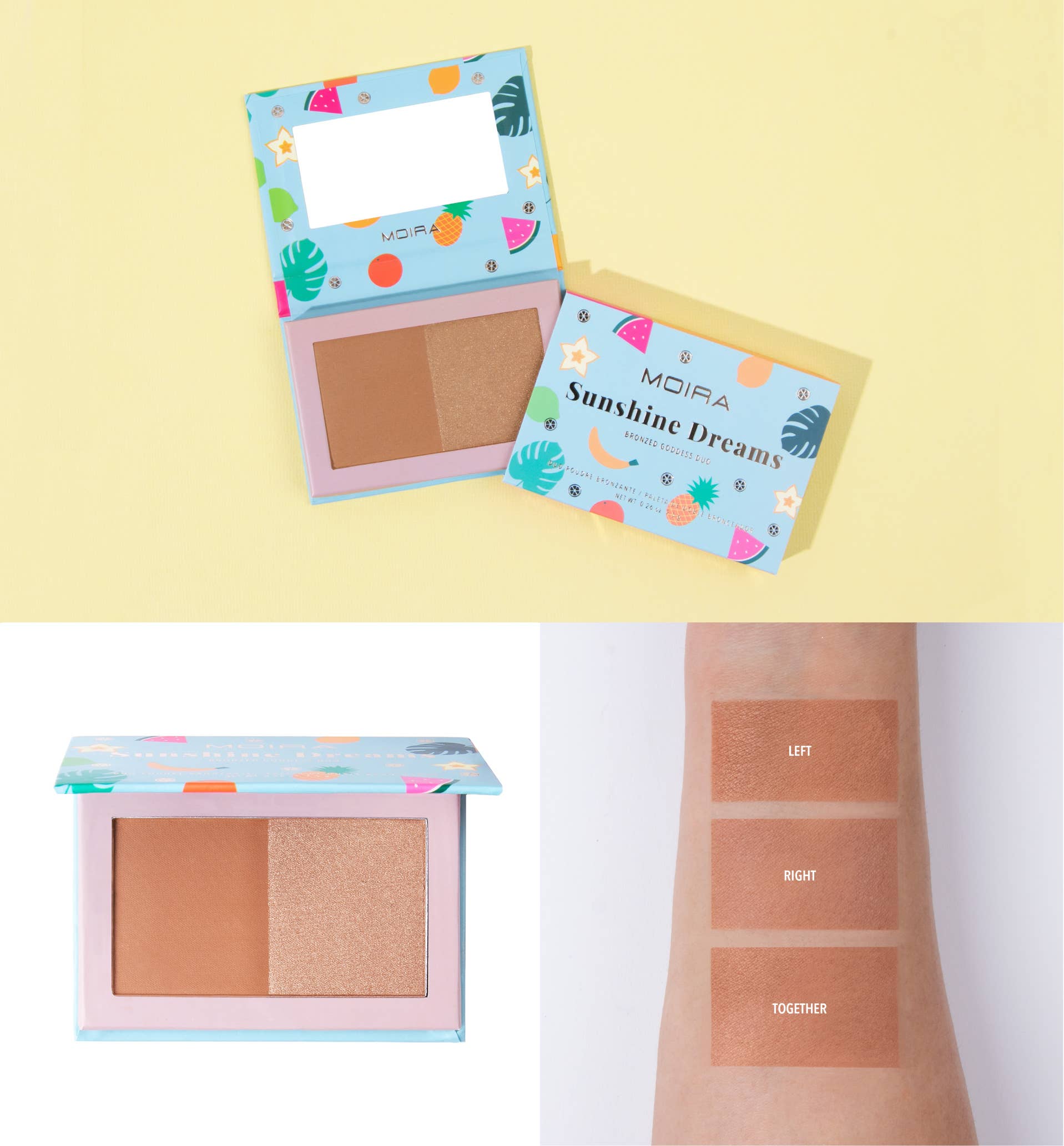 Moira Cosmetics - Wholesale Bronzer - Dual Bronzer - 005 Sunshine Dreams3