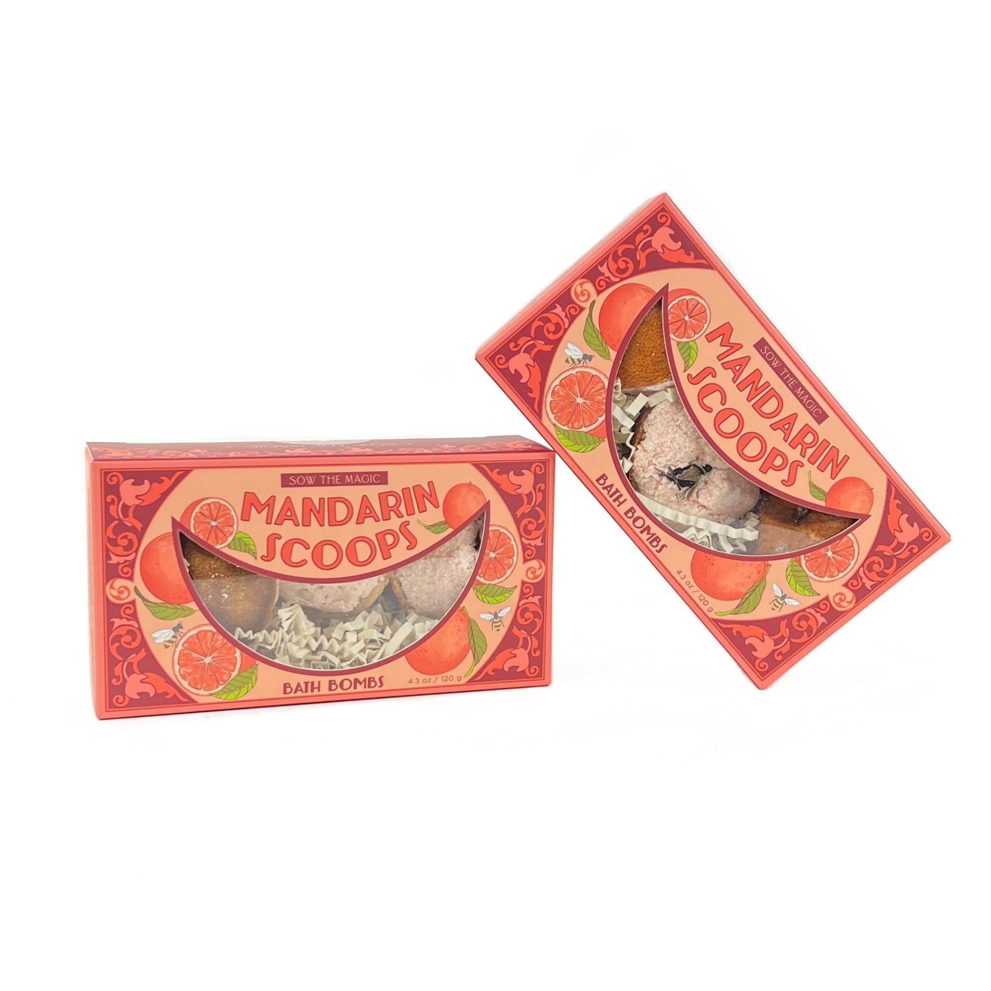 Sow the Magic - Wholesale Bath bomb/fizz - Mandarin Scoops Bath Bomb Gift Set made with Botanicals + Fruit7