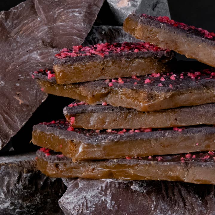 Cinnamon Whisky Toffee (4oz) for wholesale by Robinson Confections, LLC