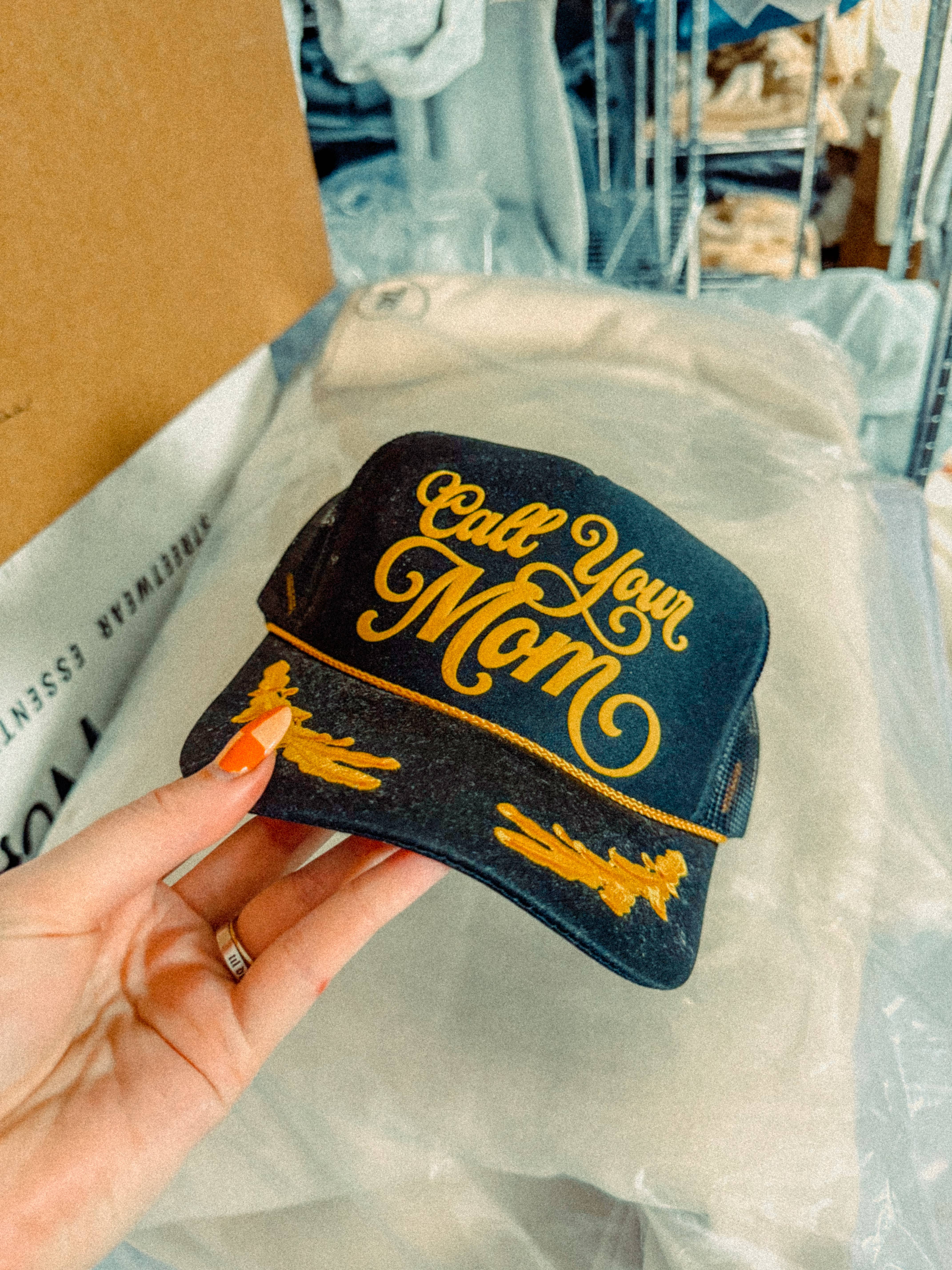 The Clandestine Underground - Wholesale Trucker Hat - Unisex - Call Your Mom, Mother's Day Trucker Hat3