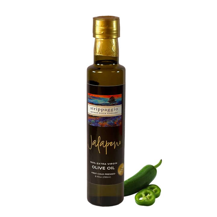 Jalapeno Extra Virgin Olive Oil for wholesale by Strippaggio