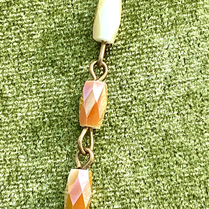The Posh’mina – Großhandel Kette mit Anhänger/Charm – Halskette mit echten riesigen Orchideen, elektrogeformt aus Kupfer
