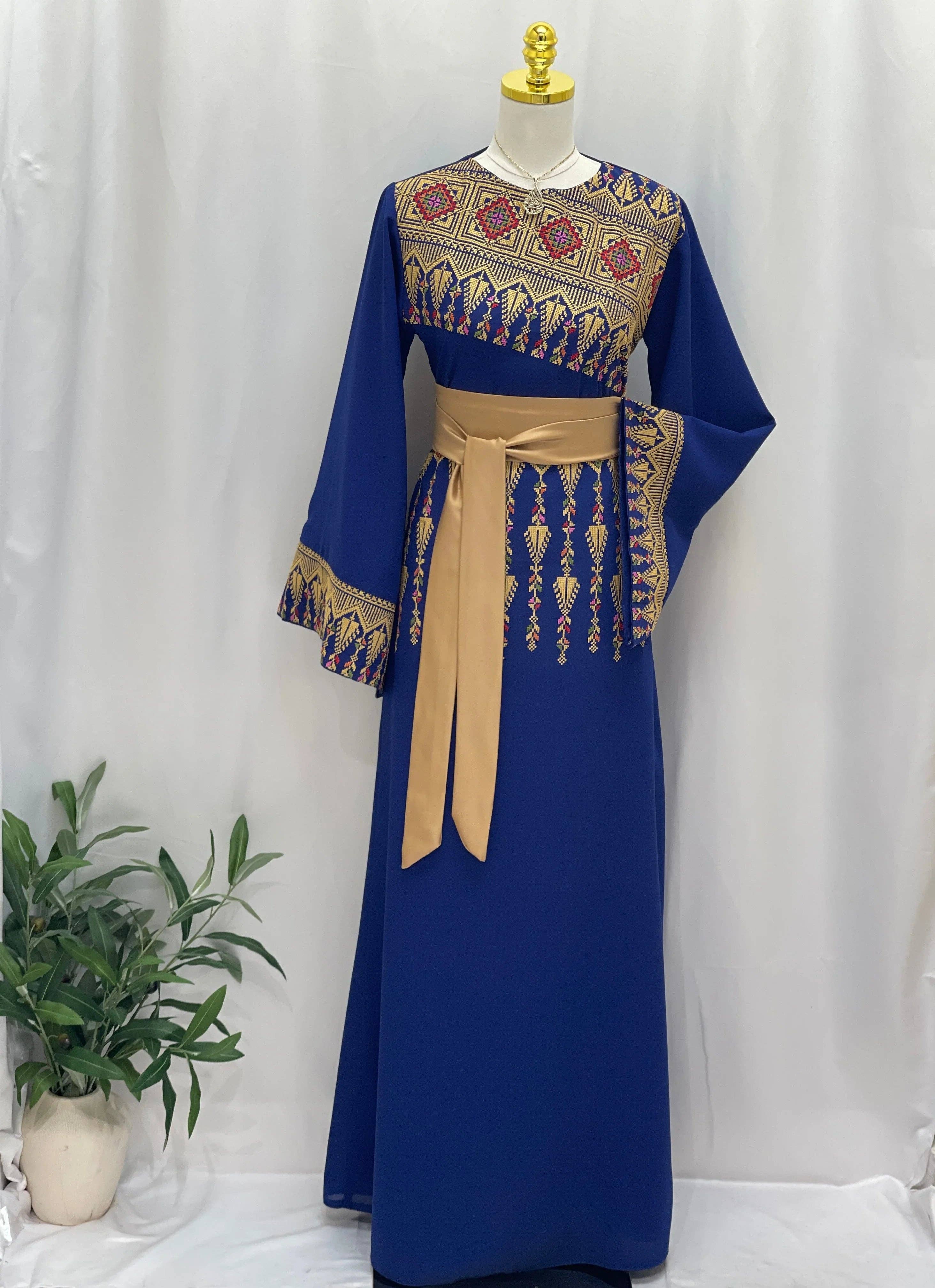 Palestinian Elegance - Vente Robe – femme - Robe Suha Modren Brodée : Une Harmonie Parfaite de Tradition10