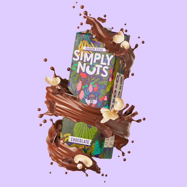 Simply Nuts – wholesale Vegetabilisk mjölk – Helt enkelt Nötter Cashew Dryck Choklad
