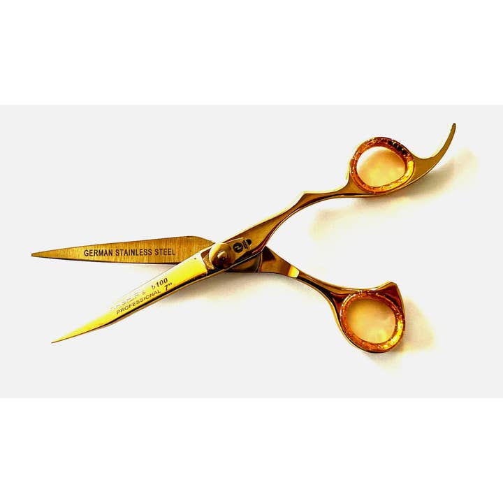 HASHIR PRODUCTS - Wholesale Pet Grooming Tool - Dog - Gold GERMAN Dog Pet Grooming Scissors Stainless Steel 7"