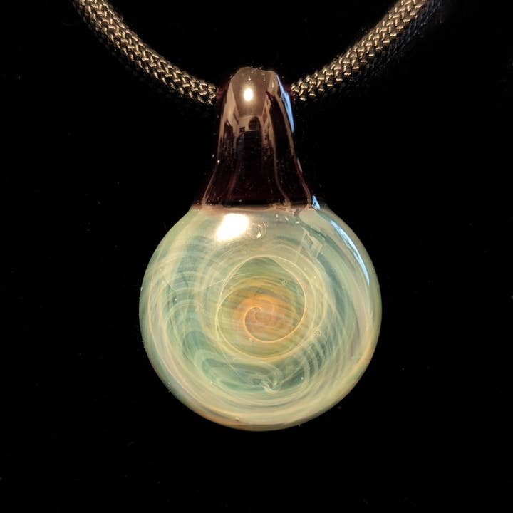 Glass Swirl Pendant for wholesale by Fairy Fingers Glass