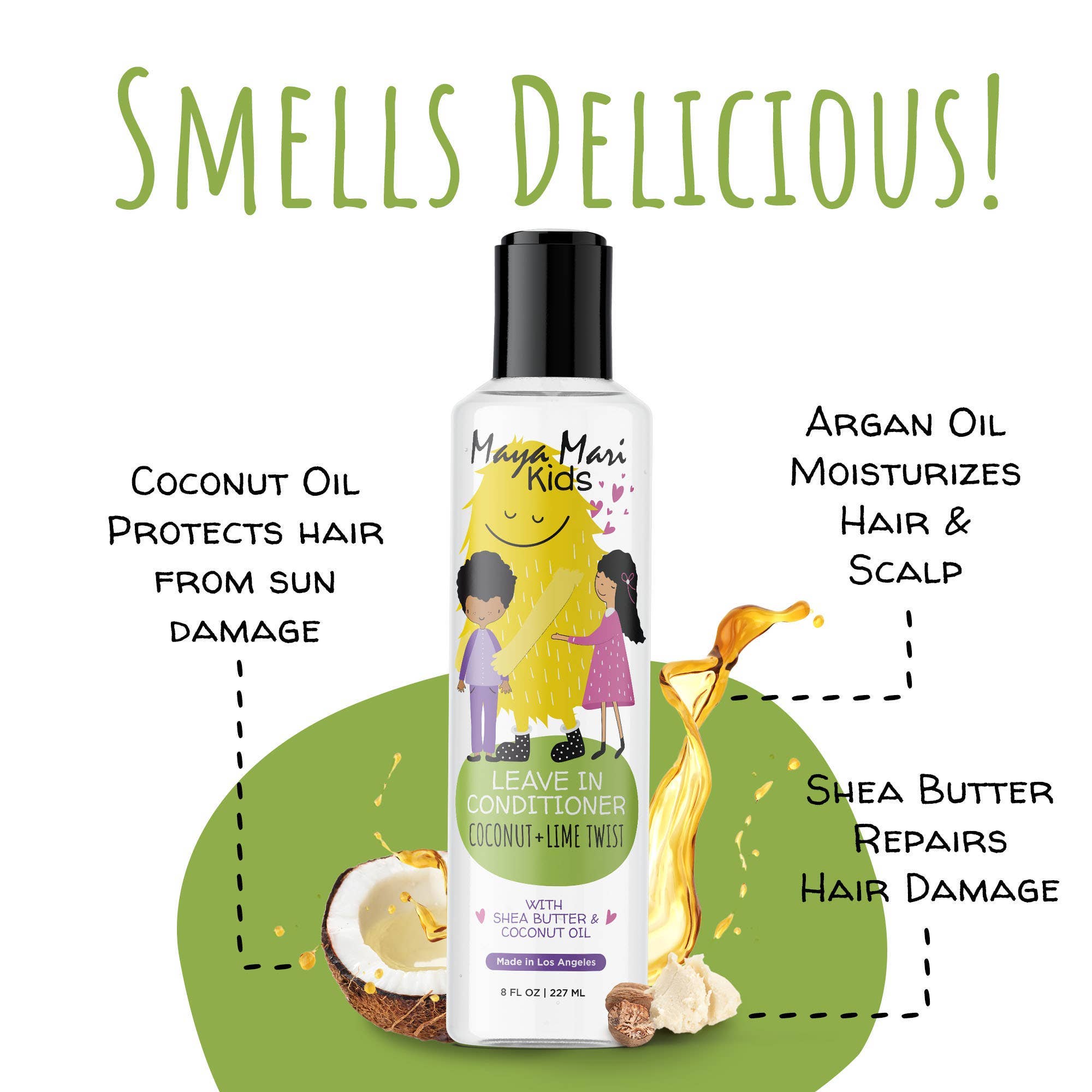 Maya Mari Kids Haircare - Wholesale Hair Leave-In Conditioner - Maya Mari Kids Leave in Conditioner Coconut + Lime Twist1