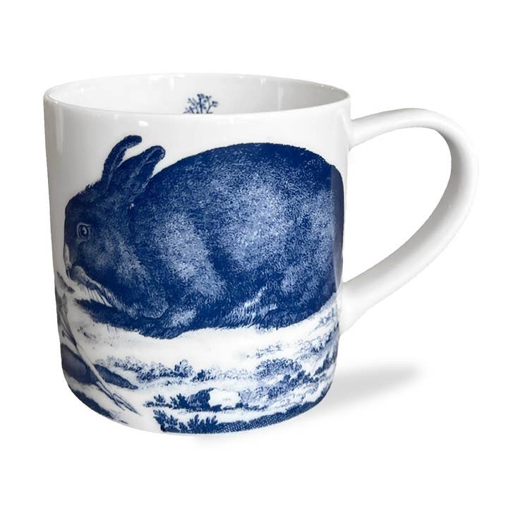 Blue Bunnies Mug for wholesale by Caskata