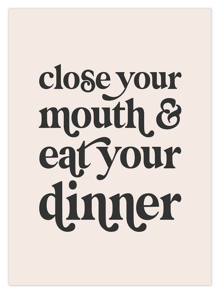 Close Your Mouth pour la vente par Dusty Boy Designs