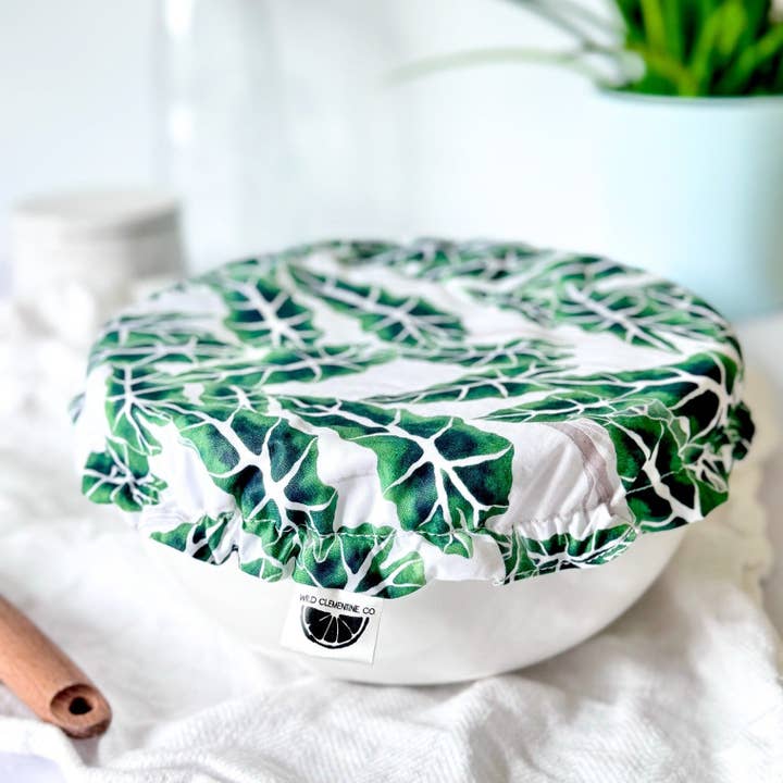 Reusable Dish Cover - Alocasia for wholesale by Wild Clementine Co.
