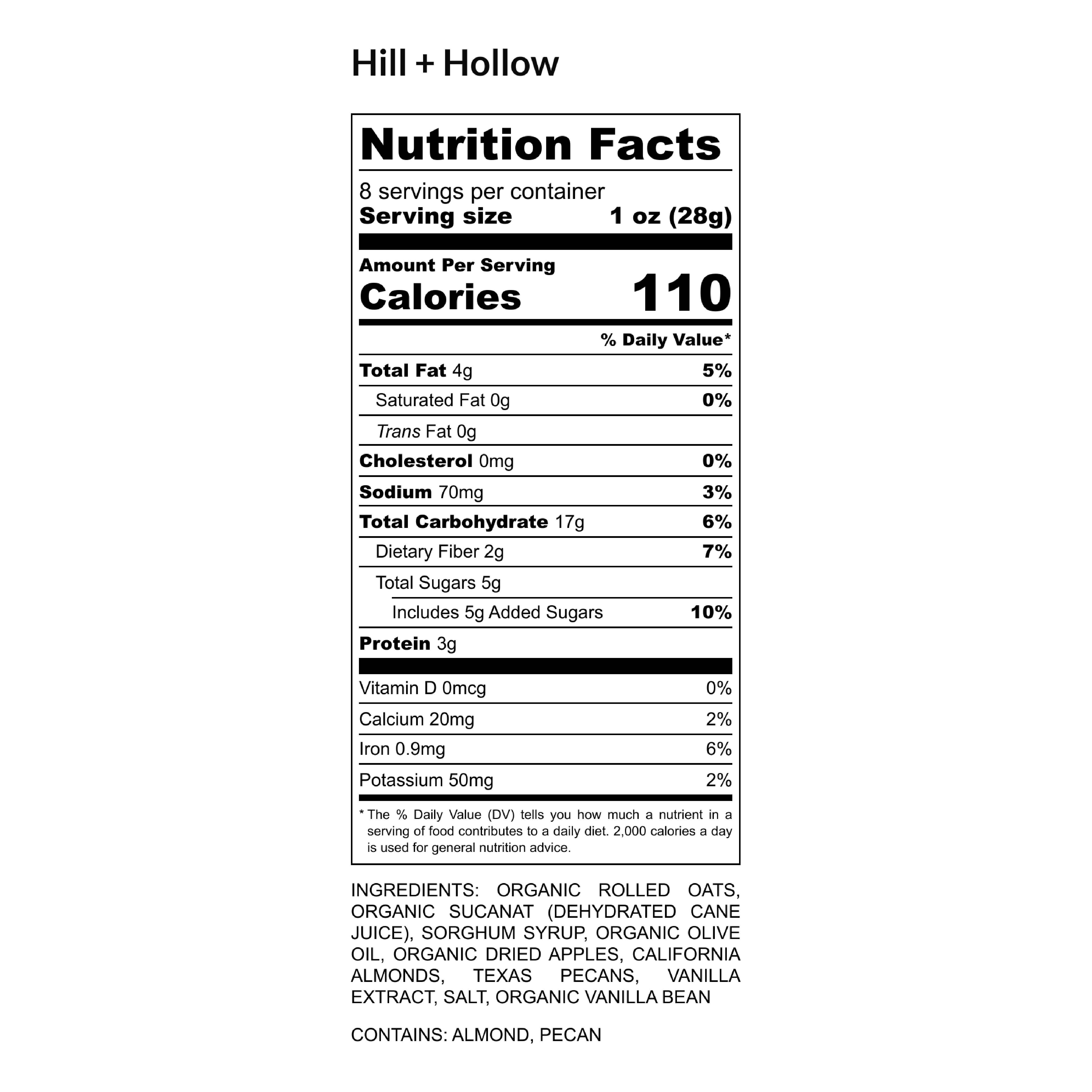 Little Apple Treats – Engroshandel Granola – Havre + Sorghum + Vanilla Granola — Vegansk + Intet raffineret sukker!3