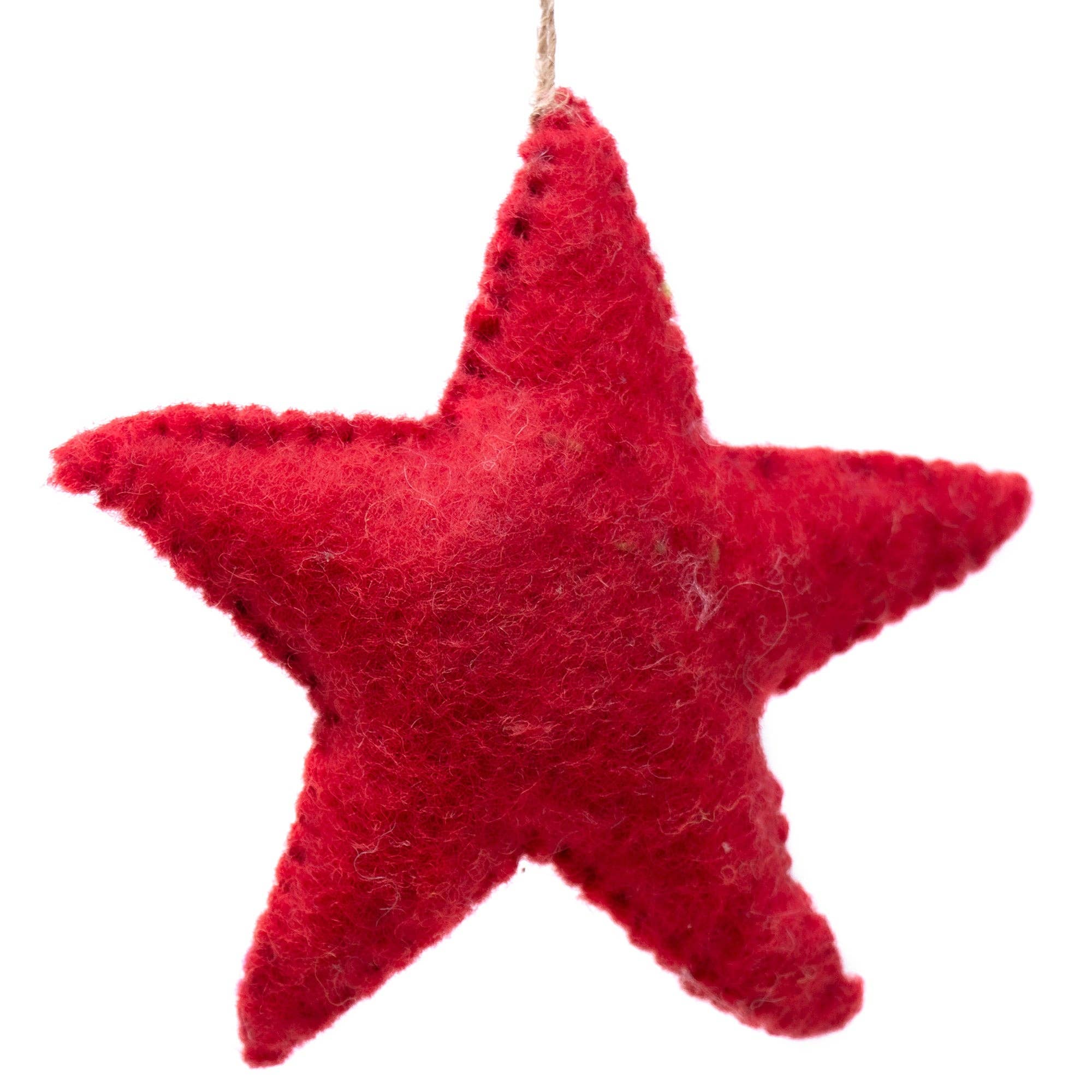 Global Crafts - Wholesale Ornament - STAR Burst Handmade Felt Ornament1