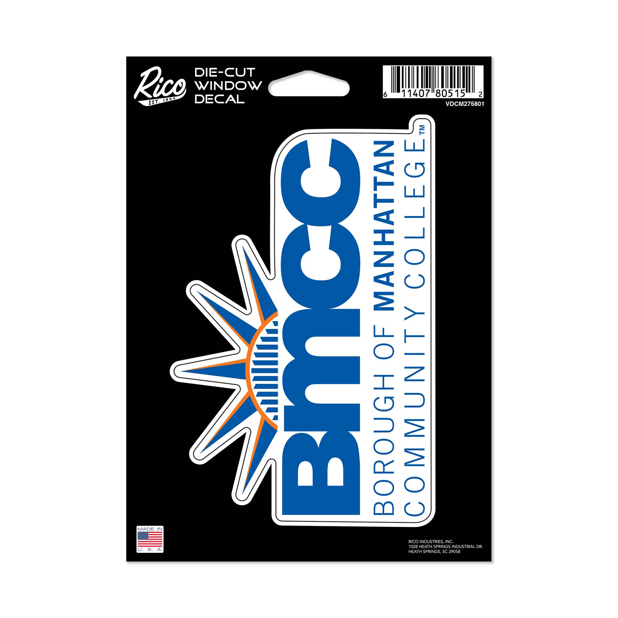 Rico Industries - Vente Breloque décorative pour voiture – unisexe - NCAA BMCC Panthers Autocollant Découpé Moyen0