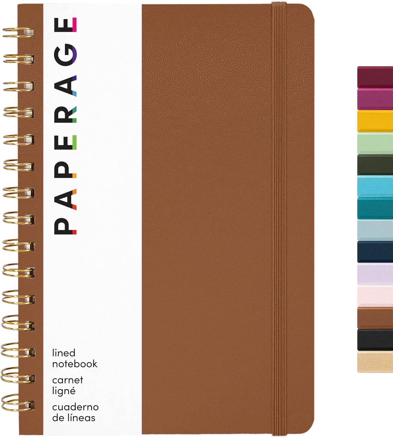 Paperage – wholesale Anteckningsbok – Spiralbunden inbunden anteckningsbok med linjerade sidor3