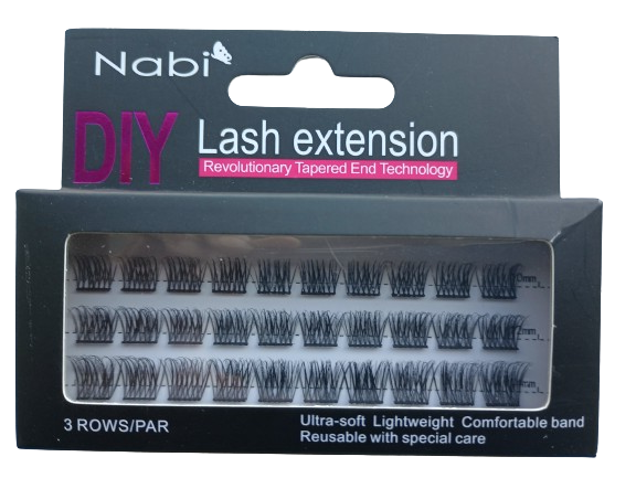 Nabi Cosmetic - Vendita all'ingrosso Ciglia finte - FMD-05A 12 stili Set di Estensioni Ciglia Fai-da-te 6DZ Set A12