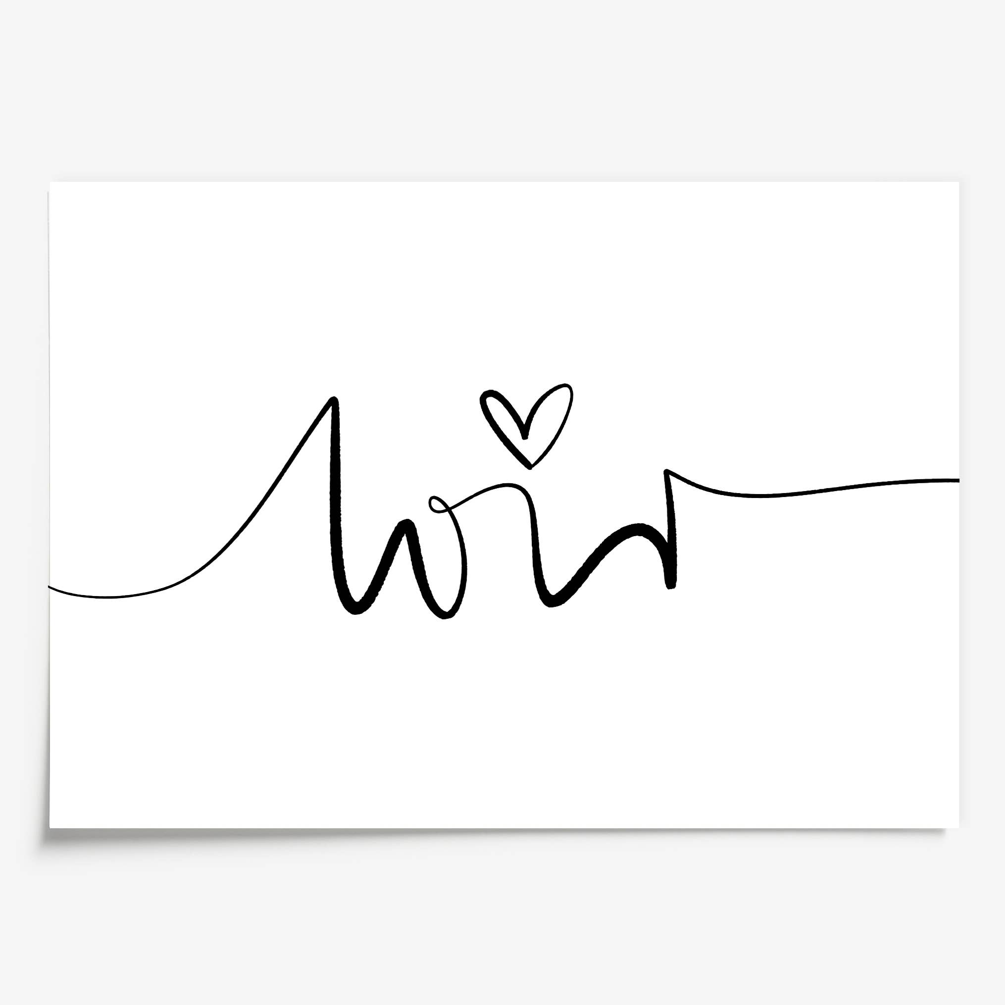 Tales by Jen - Wholesale Poster - poster 'We'1