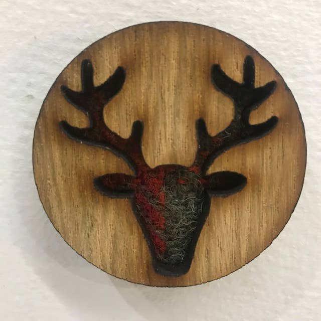 Southbeach Design – wholesale Magnet – Round Stag Magnet2