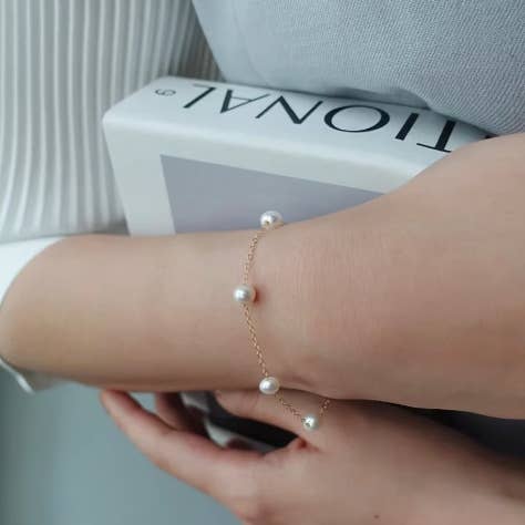 happyzzzsu - Wholesale Beaded Bracelet - Handmade Freshwater Pearl Bracelet9