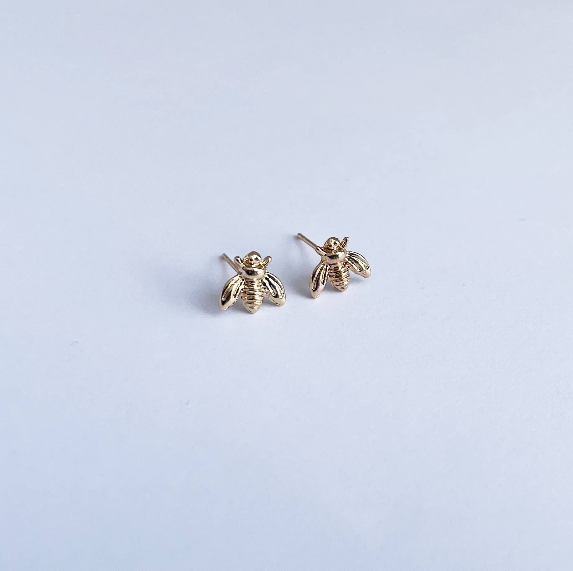 Wild Juniper - Wholesale Stud/Post Earrings - Gold Stud Earrings - Bees2