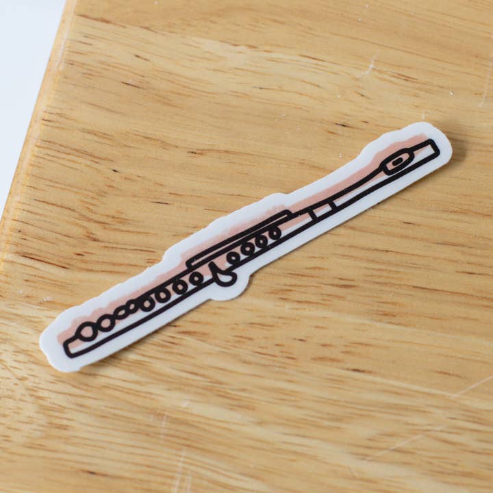 Musically Minted - Wholesale Sticker - Flute Sticker0