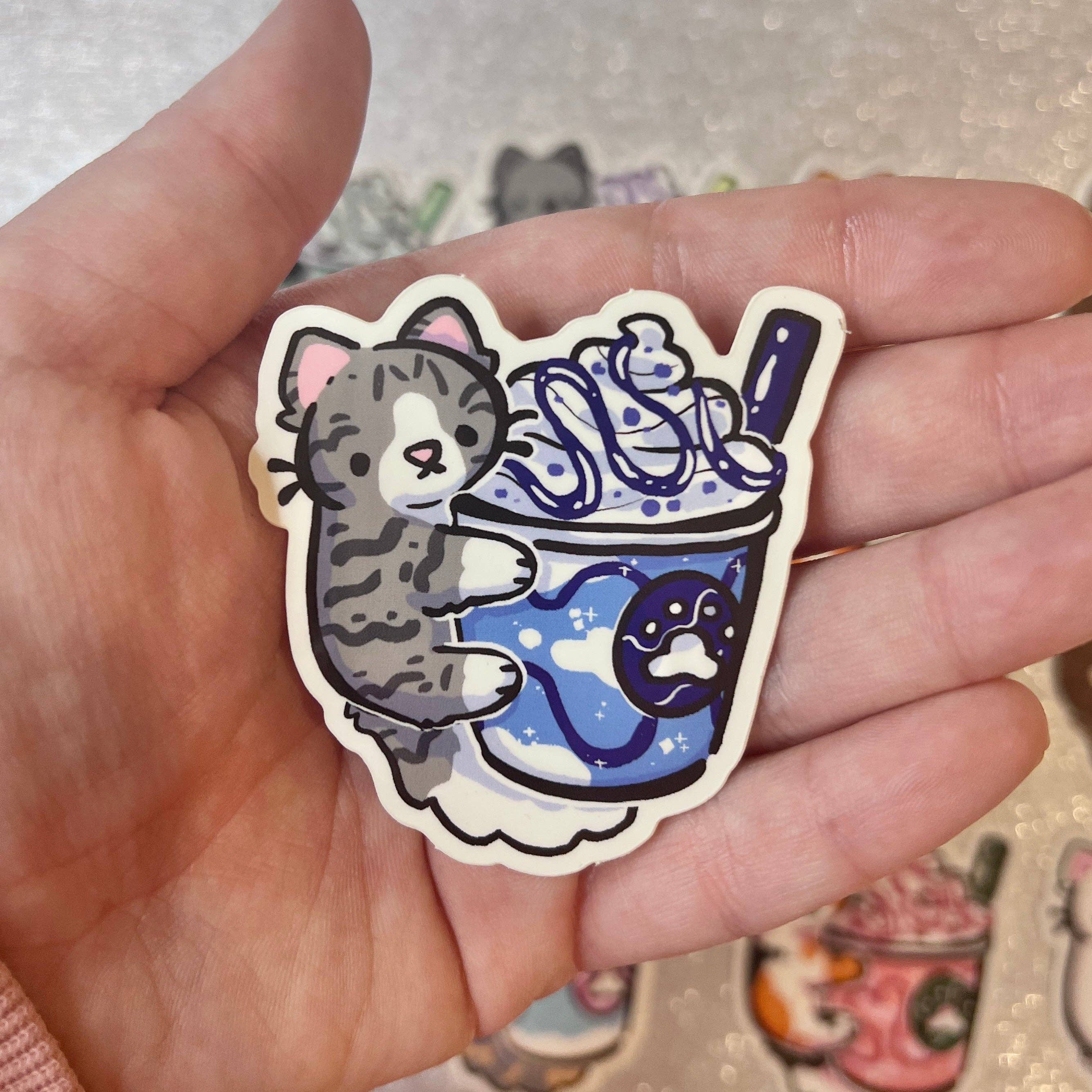 Woolblossom - Wholesale Sticker - Kitty Frappe ~ Stickers3