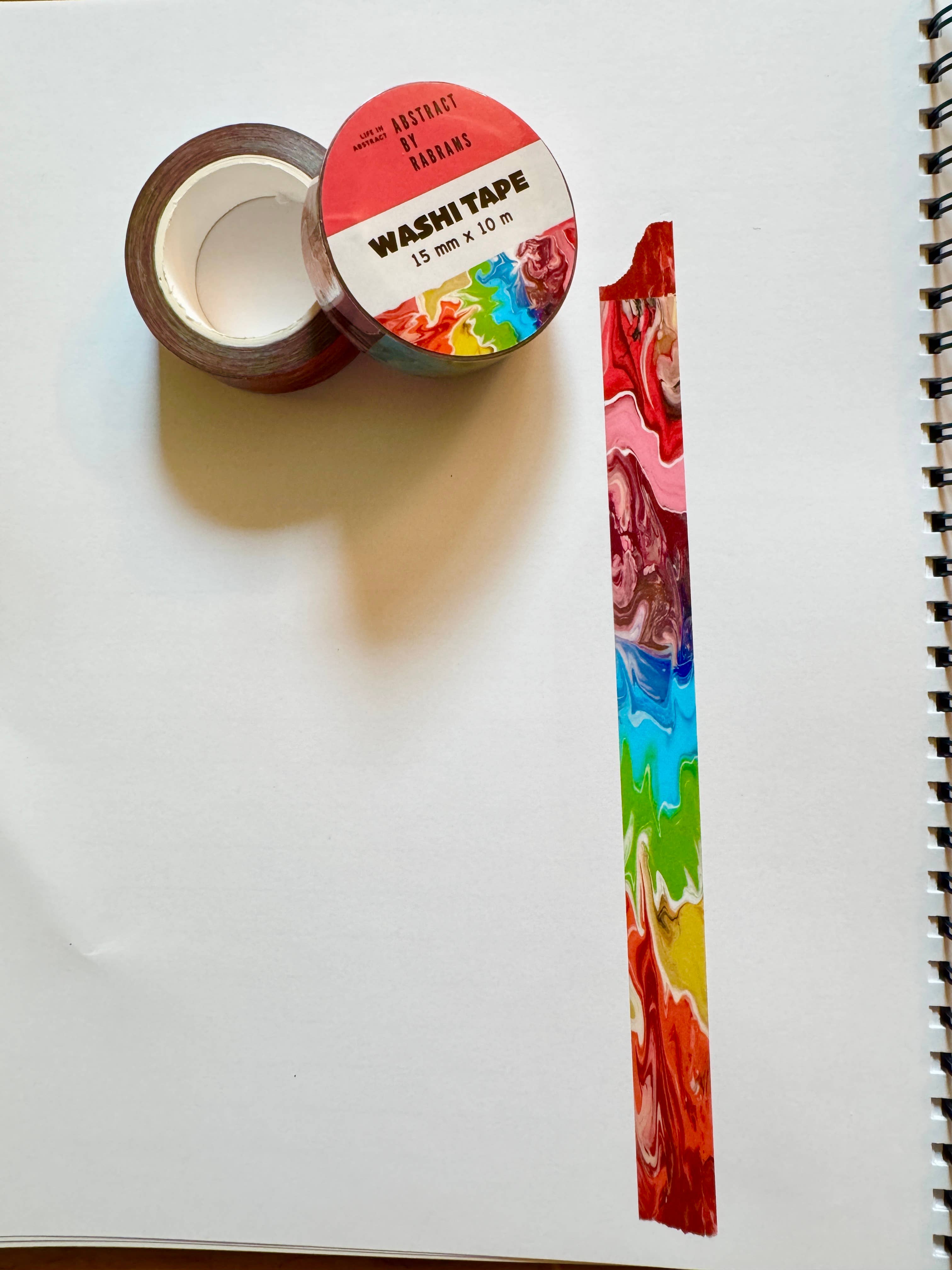 AbstractbyRabrams - Wholesale Washi Tape - Abstract Rainbow Washi Tape - Progress Pride1