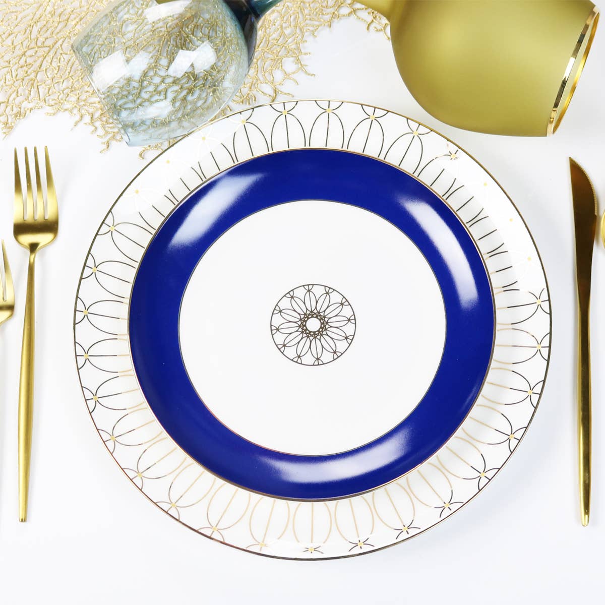 Little White Dish - Wholesale Dinner Plate - Sultana Dinner Plate - Set of 42