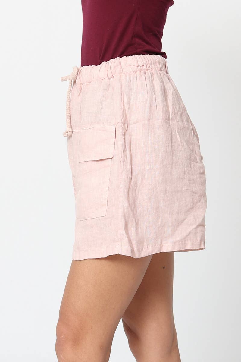 LÉA & LUC - Wholesale Korte broeken - Dames - Korte broek van 100% linnen REF. 857014