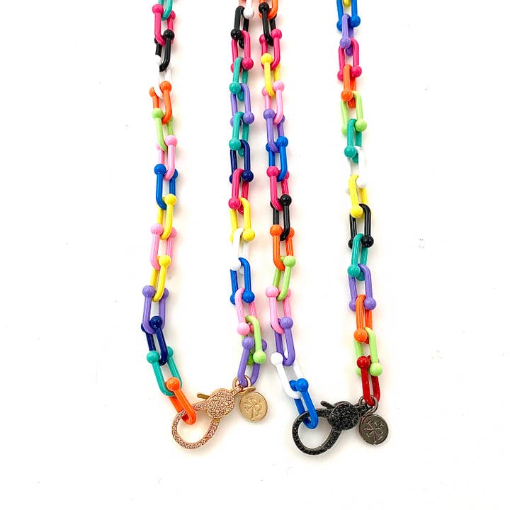 Rainbow U Chain for wholesale by Karli Buxton