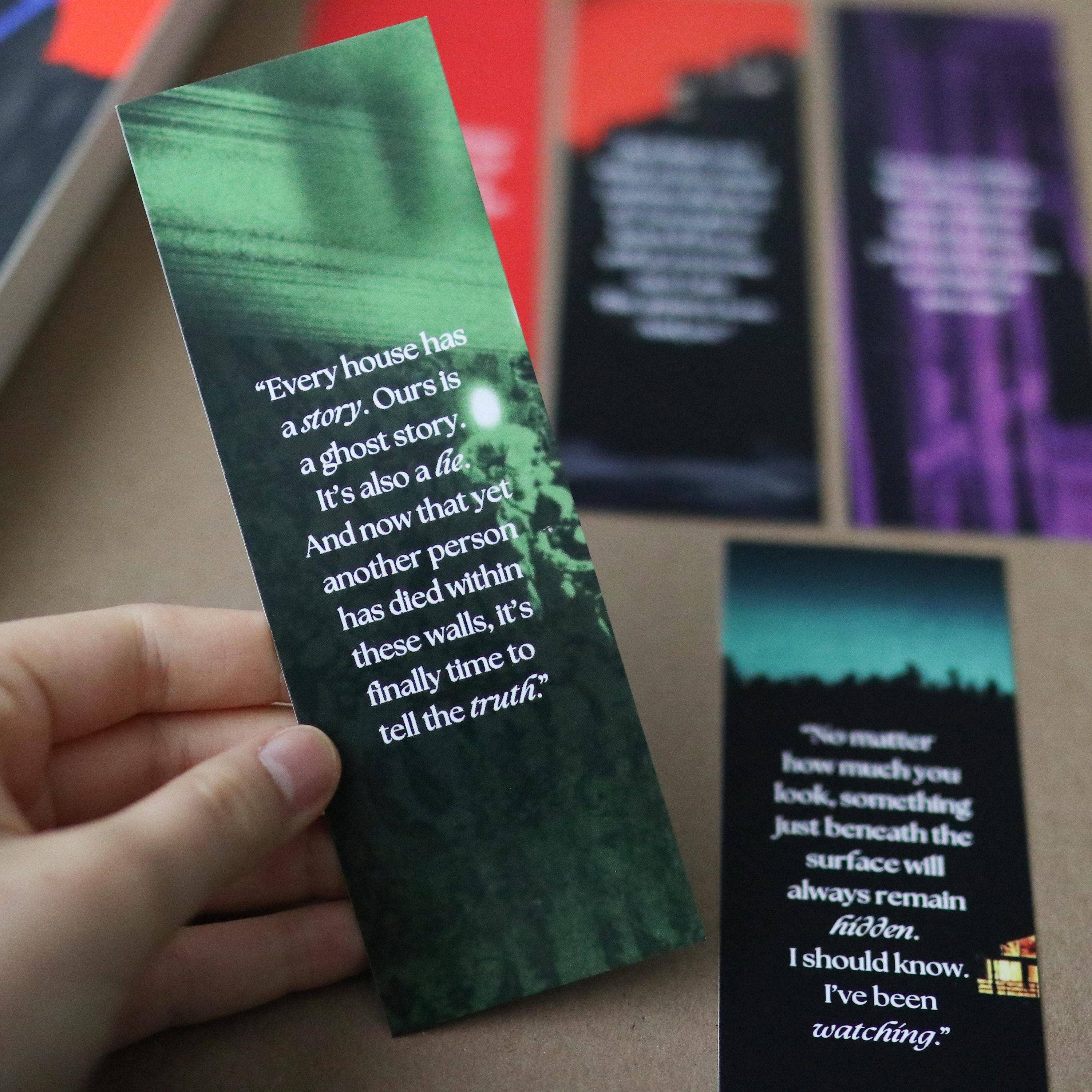 The Sticker Shop – wholesale Bokmärke – Riley Sager-inspirerade bokmärken (set om 5)0