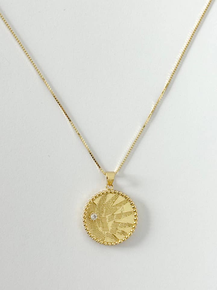 Solstice Sun Necklace for wholesale by Tramps+Thieves