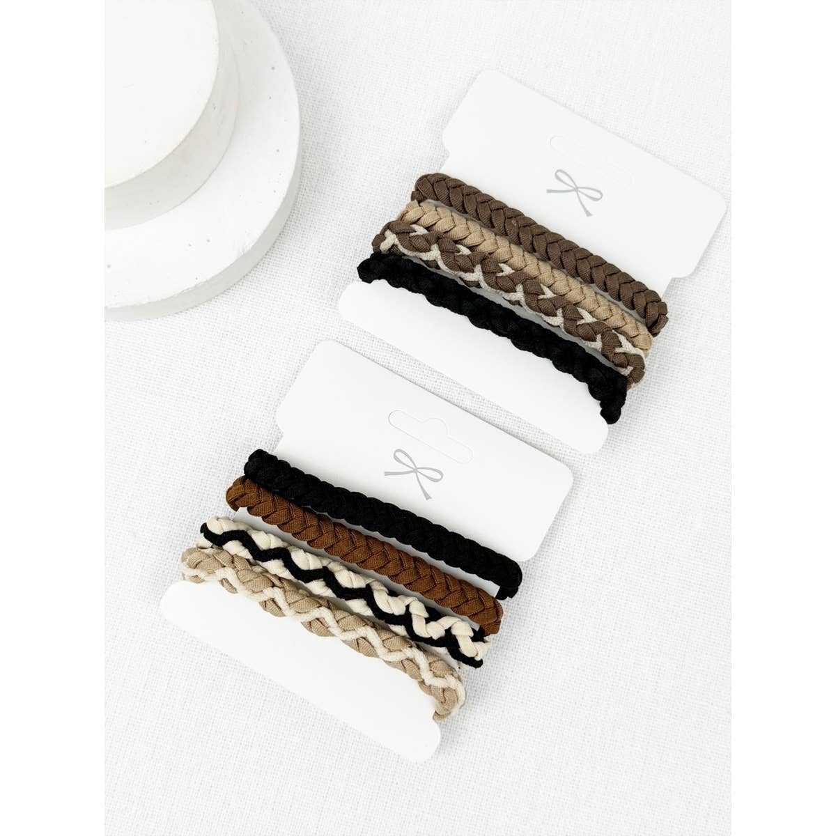 MIX COLOR Boho Style Elastic Ponytail Hair Tie for wholesale on Faire5