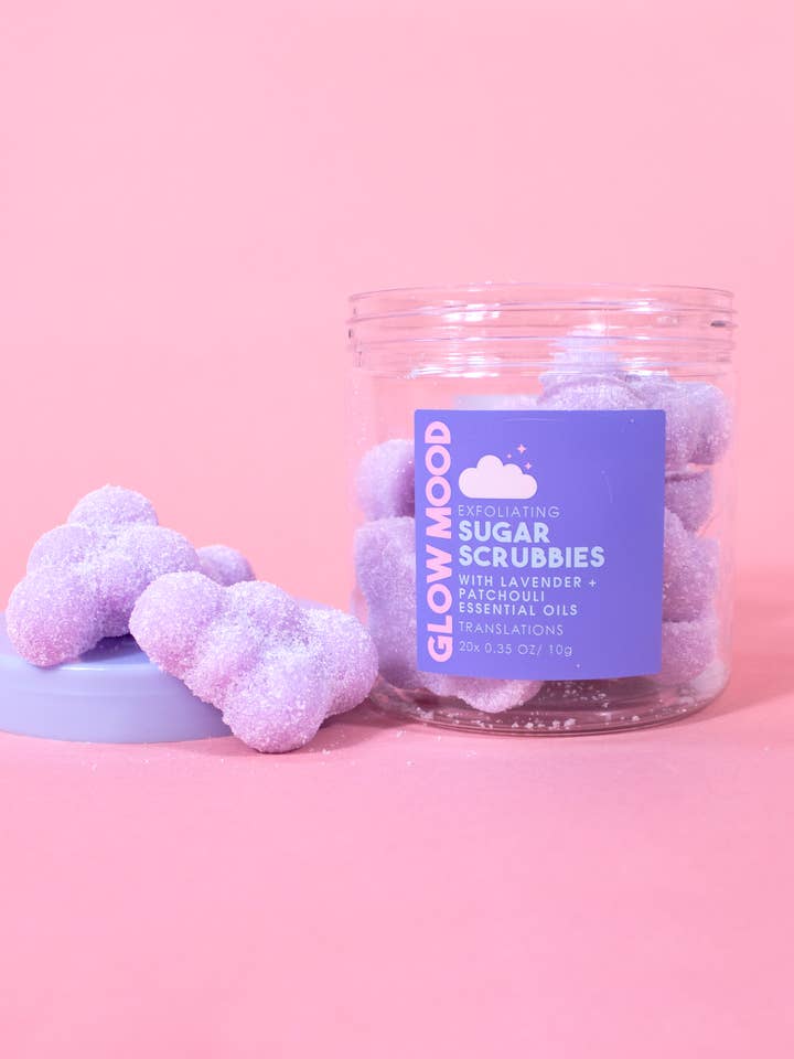 Exfoliants au sucre pour la nuit pour la vente par Glow Mood