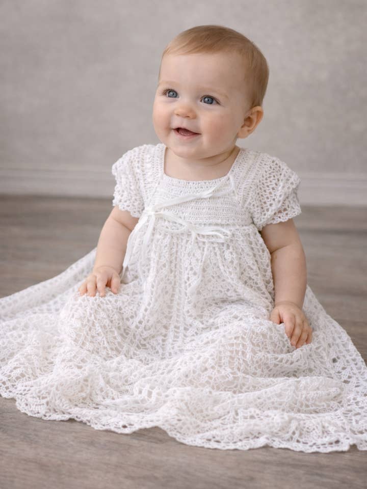 Sweet Grace Heirloom Christening Gown for wholesale by Expectations