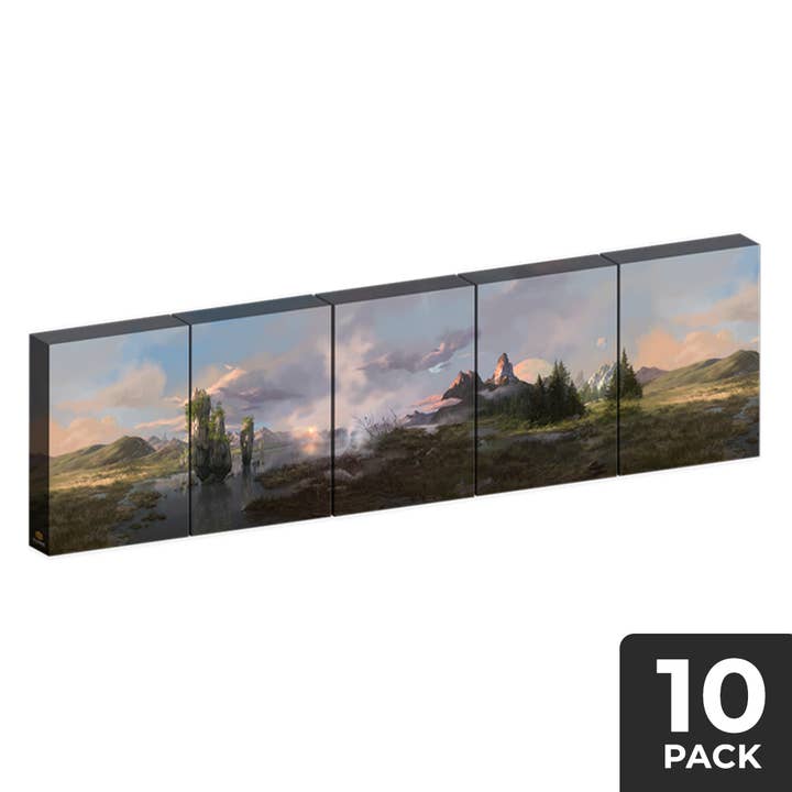 Hit Point Press - Wholesale Card Game - Cubeamajigs 10-Pack - Land Panorama Set (Daarken)