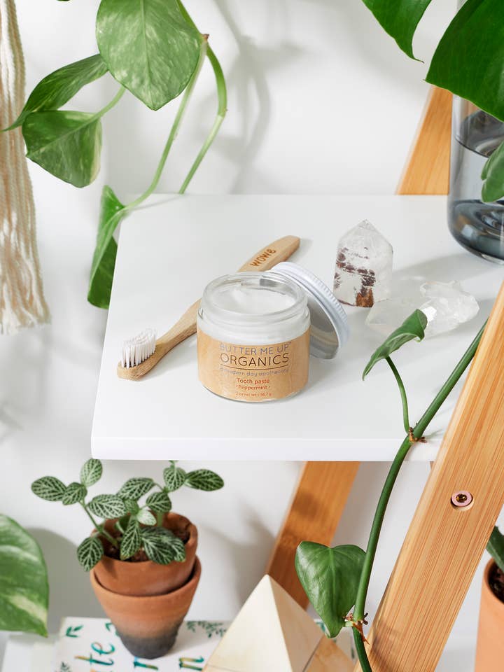 All Natural Organic Whitening Toothpaste for wholesale by Butter Me Up Organics