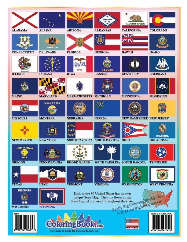 Really Big Coloring Books | ColoringBook.com - Wholesale Coloring & Activity Book - Kids & Baby - Hawaii State Coloring Book 8.5 x 115