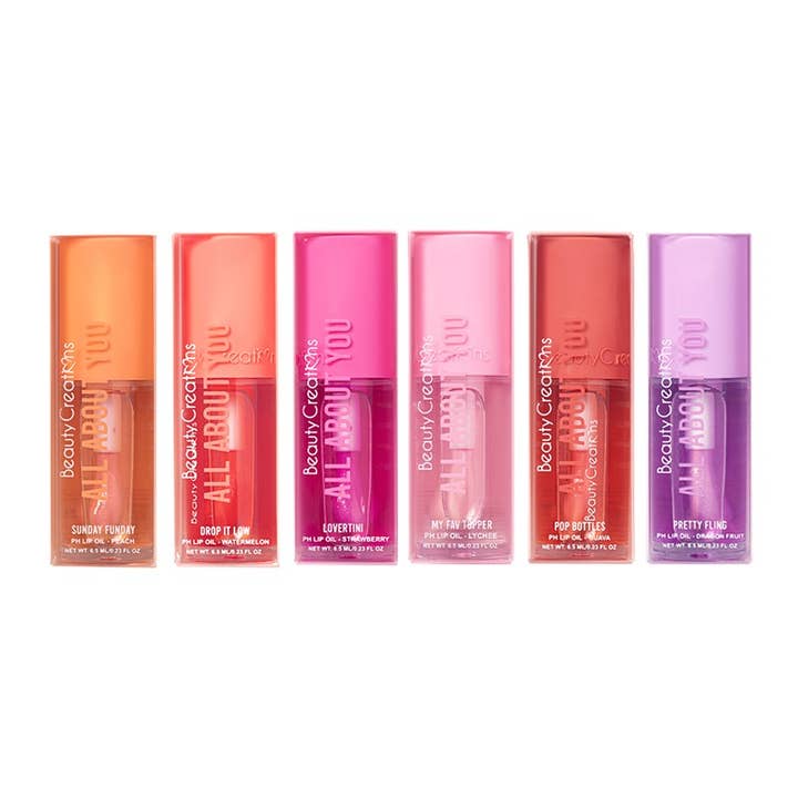 PINEAPPLE Beauty - Wholesale Lip Gloss - Beauty Creations LOPHD All About You PH Lip Oil Display - 36