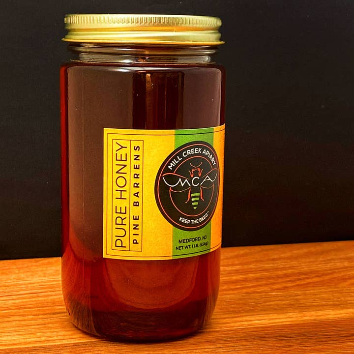 Pine Barrens Honey, 1lb. for wholesale by Mill Creek Apiary