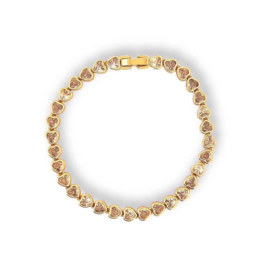 E ACCESORIES JEWERLY - Wholesale Tennis Bracelet - Heart Tennis Color Bracelets6