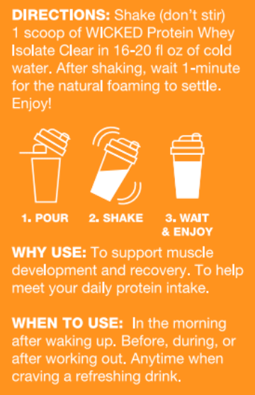 WICKED Protein - Wholesale Protein/Superfood Powder - WICKED Tropical Punch Clear Whey Isolate Protein Powder (PRE ORDER)5