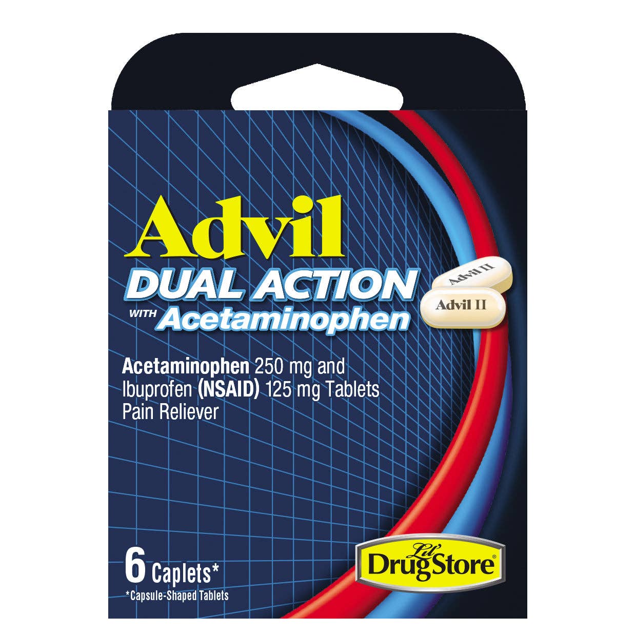 Shop The King - Wholesale Oral Supplement/Vitamin - L Drug Advil Dual Action 6pill 6 Per Box0